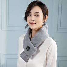 Load image into Gallery viewer, New Fashion Winter USB Heated Scarf Unisex Neck Warmer Neckerchief Winter Rechargeable Heating Elegant Scarf Neck Heating Pad Lightweight Shawl To Keep Your Neck Warm Shawl For Women
