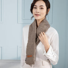 Load image into Gallery viewer, New Fashion Winter USB Heated Scarf Unisex Neck Warmer Neckerchief Winter Rechargeable Heating Elegant Scarf Neck Heating Pad Lightweight Shawl To Keep Your Neck Warm Shawl For Women
