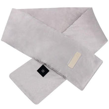 Load image into Gallery viewer, New Fashion Winter USB Heated Scarf Unisex Neck Warmer Neckerchief Winter Rechargeable Heating Elegant Scarf Neck Heating Pad Lightweight Shawl To Keep Your Neck Warm Shawl For Women
