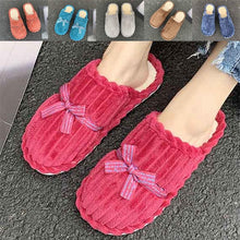Load image into Gallery viewer, New Fashion Winter Warm Cotton Slippers Women Men Home Shoes Simple Non-slip Cotton House Slippers Cozy Memory Foam Washable For Summer Bedroom

