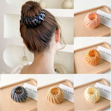 将图片加载到图库查看器，New Fashion Women Bun Hair Claw Horsetail Buckle Hair Clip Bird Nest Expanding Hair Accessories Female Ponytail Hair Accessories For Women
