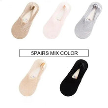 Load image into Gallery viewer, New Fashion Women Girls Spring Summer Socks Style Lace Flower Short Sock Breathable Invisible Ankle Socks Lace Socks for Women Ankle ,Knit Cotton Socks, Cute Ankle Lace Ruffled Socks for Women Warm Non-Slip Thick Lace Floor Socks
