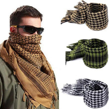Load image into Gallery viewer, New Fashionable Men's Lightweight Square Outdoor Shawl Military Arab Tactical Desert Army Scarf
