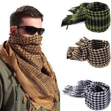 Load image into Gallery viewer, New Fashionable Men's Lightweight Square Outdoor Shawl Military Arab Tactical Desert Army Scarf
