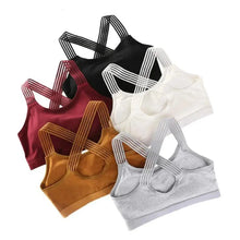 Load image into Gallery viewer, New Fashionable Seamless Sports Bra Women Fitness Top Gym Yoga Bra Shockproof Push Up Sport Bra Running Yoga Gym Crop Top Breathable Workout Bra
