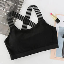 Load image into Gallery viewer, New Fashionable Seamless Sports Bra Women Fitness Top Gym Yoga Bra Shockproof Push Up Sport Bra Running Yoga Gym Crop Top Breathable Workout Bra
