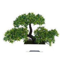 Load image into Gallery viewer, New Festival Potted  Simulation Decorative Bonsai Home Office Pine Tree Gift Ornament Lifelike Accessory Artificial Bonsai Artificial Bonsai Tree Fake  Greenery for Home Office Desk Wall Book Shelf Decor Room Decor
