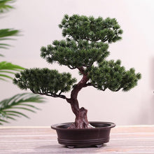 Load image into Gallery viewer, New Festival Potted  Simulation Decorative Bonsai Home Office Pine Tree Gift Ornament Lifelike Accessory Artificial Bonsai Artificial Bonsai Tree Fake  Greenery for Home Office Desk Wall Book Shelf Decor Room Decor
