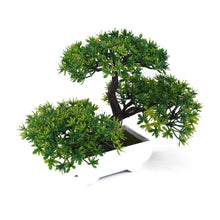 Load image into Gallery viewer, New Festival Potted  Simulation Decorative Bonsai Home Office Pine Tree Gift Ornament Lifelike Accessory Artificial Bonsai Artificial Bonsai Tree Fake  Greenery for Home Office Desk Wall Book Shelf Decor Room Decor
