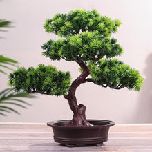 Load image into Gallery viewer, New Festival Potted  Simulation Decorative Bonsai Home Office Pine Tree Gift Ornament Lifelike Accessory Artificial Bonsai Artificial Bonsai Tree Fake  Greenery for Home Office Desk Wall Book Shelf Decor Room Decor
