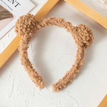 Load image into Gallery viewer, New Gils Cute Plush Bear Rabbit Ears Headband Autumn Winter Head Hoop Cartoon Girls Kid Hairband Headdress Gorgeous Hair Accessories For Women
