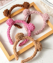 Load image into Gallery viewer, New Gils Cute Plush Bear Rabbit Ears Headband Autumn Winter Head Hoop Cartoon Girls Kid Hairband Headdress Gorgeous Hair Accessories For Women
