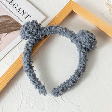 Load image into Gallery viewer, New Gils Cute Plush Bear Rabbit Ears Headband Autumn Winter Head Hoop Cartoon Girls Kid Hairband Headdress Gorgeous Hair Accessories For Women
