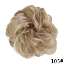 Load image into Gallery viewer, New Girl's Synthetic Chignon Red Pink Purple Blue Green Curly Messy Bun Kids Donut Roller Hair Bun Heat Resistant Fake Hair Wigs For Black Women Cosplay Wigs For Women
