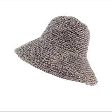Load image into Gallery viewer, New Girl Sun Hat Unique Trendy Women's Sun Protection Hat Wide Brim Floppy Summer Hats Women Retro Casual Straw Bucket Hat Comfortable Soft Every Day Travel Hat
