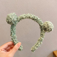 Load image into Gallery viewer, New Girls Cute Bear Ears Plush Simple Hairbands Kids Lovely Hair Ornament Headband Hair Hoops Children Fashion Gorgeous Hair Accessories For Women
