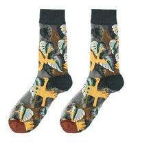 将图片加载到图库查看器，New Girls Cute Cartoon Fruits Sheer Kawaii Lady Women Summer Fall Avocado Lemon Pineapple Cherry Jacquard Socks For Women
