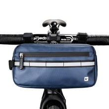 将图片加载到图库查看器，New Handlebar Bag Bicycle Bags Frame Pannier Bag Waterproof Multifunction Portable Shoulder Bag Bike Accessories Multifunction Bike Handlebar Bag Front Bicycle Frame Bag Waterproof Shoulder Bag Handbag Waist Bag
