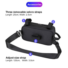 将图片加载到图库查看器，New Handlebar Bag Bicycle Bags Frame Pannier Bag Waterproof Multifunction Portable Shoulder Bag Bike Accessories Multifunction Bike Handlebar Bag Front Bicycle Frame Bag Waterproof Shoulder Bag Handbag Waist Bag

