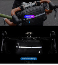 将图片加载到图库查看器，New Handlebar Bag Bicycle Bags Frame Pannier Bag Waterproof Multifunction Portable Shoulder Bag Bike Accessories Multifunction Bike Handlebar Bag Front Bicycle Frame Bag Waterproof Shoulder Bag Handbag Waist Bag
