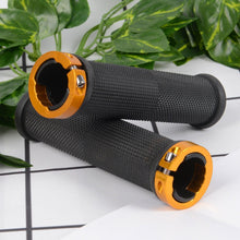 Load image into Gallery viewer, New Handlebar Cover Grips Rubber Soft Anti-Skid Cycling Bike Grips Mountain Road Bike Lock On Handle End Grips Handlebar Lockable Mountain Antiskid Shockproof Aluminum Alloy Locking Ring Comfy Soft TPR Rubber Handlebar

