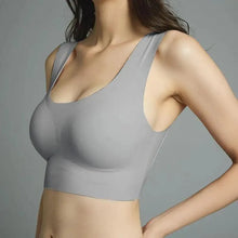 Load image into Gallery viewer, New Incredible Seamless Sports Bra Women's Padded Push Up Sports Yoga Top Shockproof Plus Size Gym Workout Bra U Back Sports Vest
