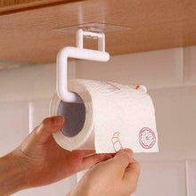 Load image into Gallery viewer, New Kitchen Paper Roll Holder Towel Hanger Rack Bar Cabinet Rag Hanging Holder Shelf Toilet Paper Holders Home Bathroom Hardware Self Adhesive Paper Towel Holder - Under Cabinet Paper Towel Rack For Kitchen
