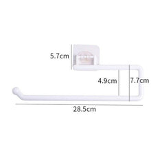 Load image into Gallery viewer, New Kitchen Paper Roll Holder Towel Hanger Rack Bar Cabinet Rag Hanging Holder Shelf Toilet Paper Holders Home Bathroom Hardware Self Adhesive Paper Towel Holder - Under Cabinet Paper Towel Rack For Kitchen

