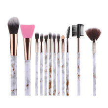 将图片加载到图库查看器，New Luxurious 12/8/5pcs Eye Lip Makeup Brushes Set Eyebrow Comb Eyelash Sponge Eyeshadow Silicone Face Mask Edge Control Brush Cosmetics
