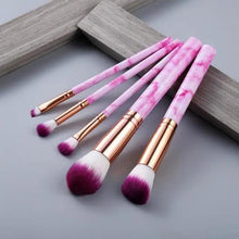 将图片加载到图库查看器，New Luxurious 12/8/5pcs Eye Lip Makeup Brushes Set Eyebrow Comb Eyelash Sponge Eyeshadow Silicone Face Mask Edge Control Brush Cosmetics
