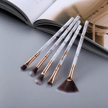将图片加载到图库查看器，New Luxurious 12/8/5pcs Eye Lip Makeup Brushes Set Eyebrow Comb Eyelash Sponge Eyeshadow Silicone Face Mask Edge Control Brush Cosmetics
