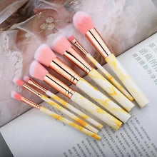 将图片加载到图库查看器，New Luxurious 12/8/5pcs Eye Lip Makeup Brushes Set Eyebrow Comb Eyelash Sponge Eyeshadow Silicone Face Mask Edge Control Brush Cosmetics
