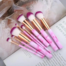 将图片加载到图库查看器，New Luxurious 12/8/5pcs Eye Lip Makeup Brushes Set Eyebrow Comb Eyelash Sponge Eyeshadow Silicone Face Mask Edge Control Brush Cosmetics
