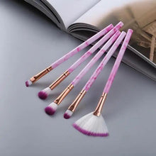 将图片加载到图库查看器，New Luxurious 12/8/5pcs Eye Lip Makeup Brushes Set Eyebrow Comb Eyelash Sponge Eyeshadow Silicone Face Mask Edge Control Brush Cosmetics
