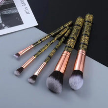 将图片加载到图库查看器，New Luxurious 12/8/5pcs Eye Lip Makeup Brushes Set Eyebrow Comb Eyelash Sponge Eyeshadow Silicone Face Mask Edge Control Brush Cosmetics
