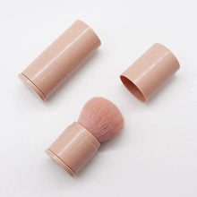 将图片加载到图库查看器，New Luxury Convenient And Retractable Makeup Brush One Large Powder Blush Brush With Lid Full Set Of Beauty Tools Convenient
