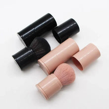 将图片加载到图库查看器，New Luxury Convenient And Retractable Makeup Brush One Large Powder Blush Brush With Lid Full Set Of Beauty Tools Convenient

