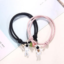Load image into Gallery viewer, New Magnet Couple Bracelet Star Astronaut Paired Bracelet Attractive Fashion Star Magnetic Bracelets For Couples Jewelry Gifts Set For Couple Bestfriend Girlfriend Boyfriend Women Men
