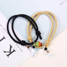 Load image into Gallery viewer, New Magnet Couple Bracelet Star Astronaut Paired Bracelet Attractive Fashion Star Magnetic Bracelets For Couples Jewelry Gifts Set For Couple Bestfriend Girlfriend Boyfriend Women Men
