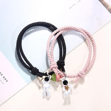 Load image into Gallery viewer, New Magnet Couple Bracelet Star Astronaut Paired Bracelet Attractive Fashion Star Magnetic Bracelets For Couples Jewelry Gifts Set For Couple Bestfriend Girlfriend Boyfriend Women Men

