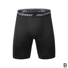将图片加载到图库查看器，New Male Fitness Quick-Drying Tight Shorts Elastic Compression Leggings Training Pants Men Running Shorts Comfort Black Gray Mens Running Compression Pants Workout Cool Quick Dry Sports Shorts for Running Athletic Underwear
