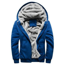 Load image into Gallery viewer, New Men Hoodies Winter Thick Warm Fleece Men Hoodies Coat Sportwear Male Streetwear Men Winter Warm Fleece Sweater Jacket Thick Padded Coat Hoodie
