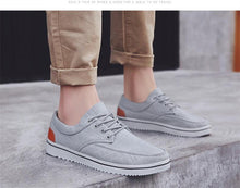 Load image into Gallery viewer, New Men's Flats High Quality Casual Shoes Handmade Shoes Casual Sports Flats Men Lightweight Comfortable Walking Shoes Outdoor Walking Sneakers For Mens
