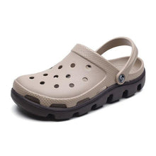 Load image into Gallery viewer, New Mens Summer Slippers Beach Sandals Jelly Shoes Men Outdoor Sandals Hollow Clogs Adjustable Garden Slippers House Shoes Durable Lightweight Beach Clogs
