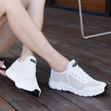 Load image into Gallery viewer, New Mesh Womens Sneakers Breathable Flat Shoes Women Lightweight Sports Non-slip Running Footwear Fashionable Breathable And Non-Slip Walking Shoes For Women

