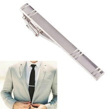 Load image into Gallery viewer, New Metal Silver Color Tie Clip For Men Wedding Necktie Tie Clasp Clip Tie Clips for Men Tie Bar Clip  Regular Ties Necktie Wedding Business Tie Pin Clips Gentleman Ties Bar Elegant Men's Accessories
