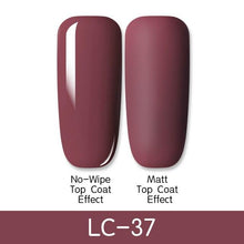 Load image into Gallery viewer, New Modern Fashion Colorful Matte Effect UV Gel Nail Polish Permanent Nail Painting Gel Luxury Matt Style For Women and Girls
