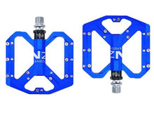 Load image into Gallery viewer, New Mountain Non-Slip Bike Pedals Platform Bicycle Flat Alloy Pedals 9/16 3 Bearings For Road Bikes Mountain Bike Pedals Flat Bicycle Pedals 9/16 Lightweight Road Bike Pedals Carbon Fiber Sealed Bearing Flat Pedals

