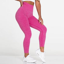 将图片加载到图库查看器，New Pink Seamless Leggings Women Workout Gym Clothing Push Up Legging Lifting Leggings For Women Seamless Workout Leggings High Waist Yoga Pants Sport Women Fitness Active Wear
