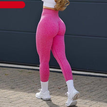 将图片加载到图库查看器，New Pink Seamless Leggings Women Workout Gym Clothing Push Up Legging Lifting Leggings For Women Seamless Workout Leggings High Waist Yoga Pants Sport Women Fitness Active Wear
